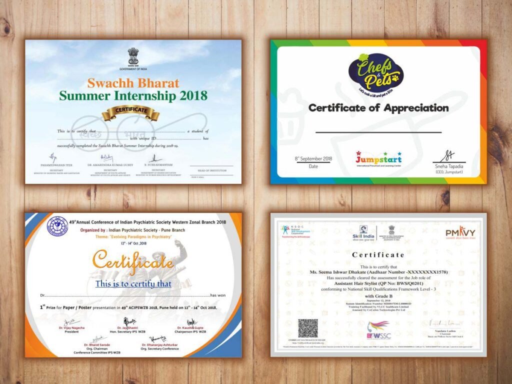 Certificate Printing Blackburn 